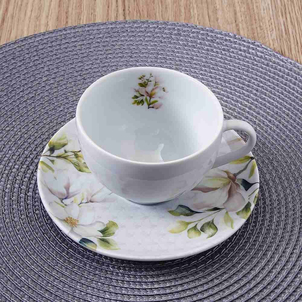 Aparelho De Jantar Magnólia Tramontina 20 Peças - Porcelana