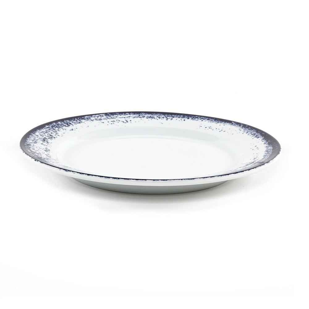 Aparelho De Jantar Porcelana Névoa Azul Schmidt 30 Peças - Névoa Azul 