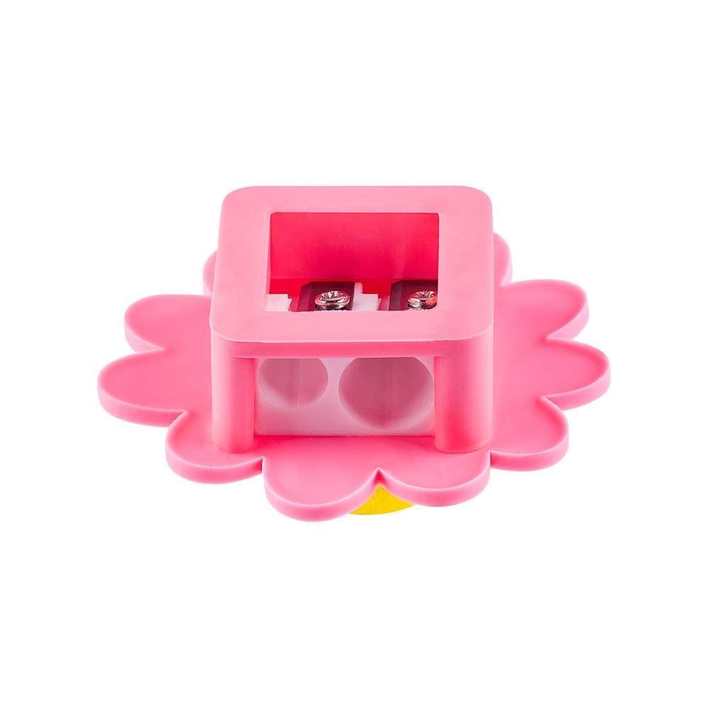 Apontador Duplo Margarida Com Pompom Tris - 906939