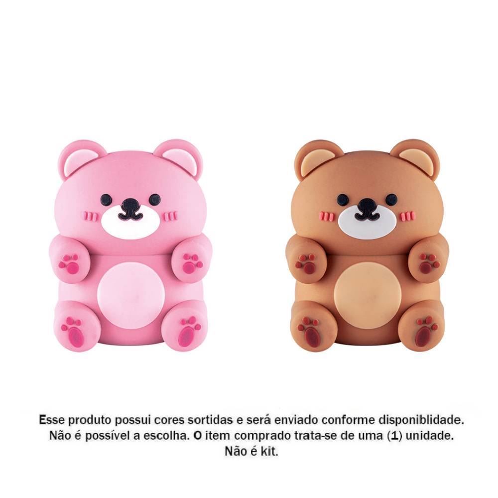 Apontador Teddy Holic Fofurices Com Depósito Tris - Sortido