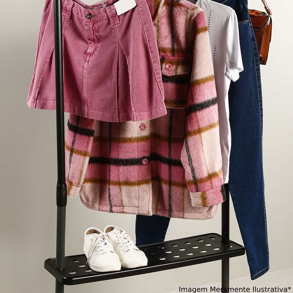 Arara Com Prateleira Master Arthi - Preto