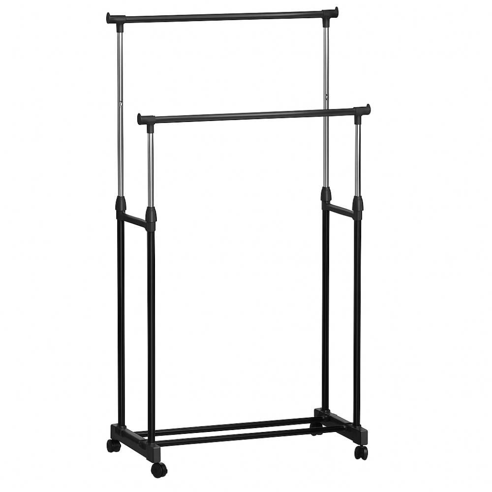 Arara De Roupas Com 2 Níveis Havan Casa - Preto