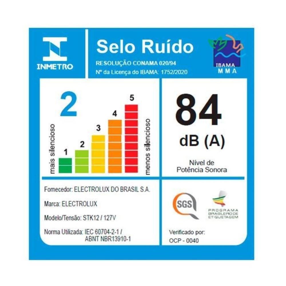 Aspirador de Pó Vertical Electrolux 2 em 1 STK12