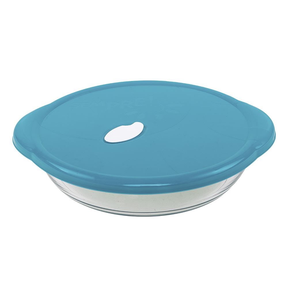 Assadeira Redonda Nadir Com Tampa Sempre 2,4 Litros - Vidro