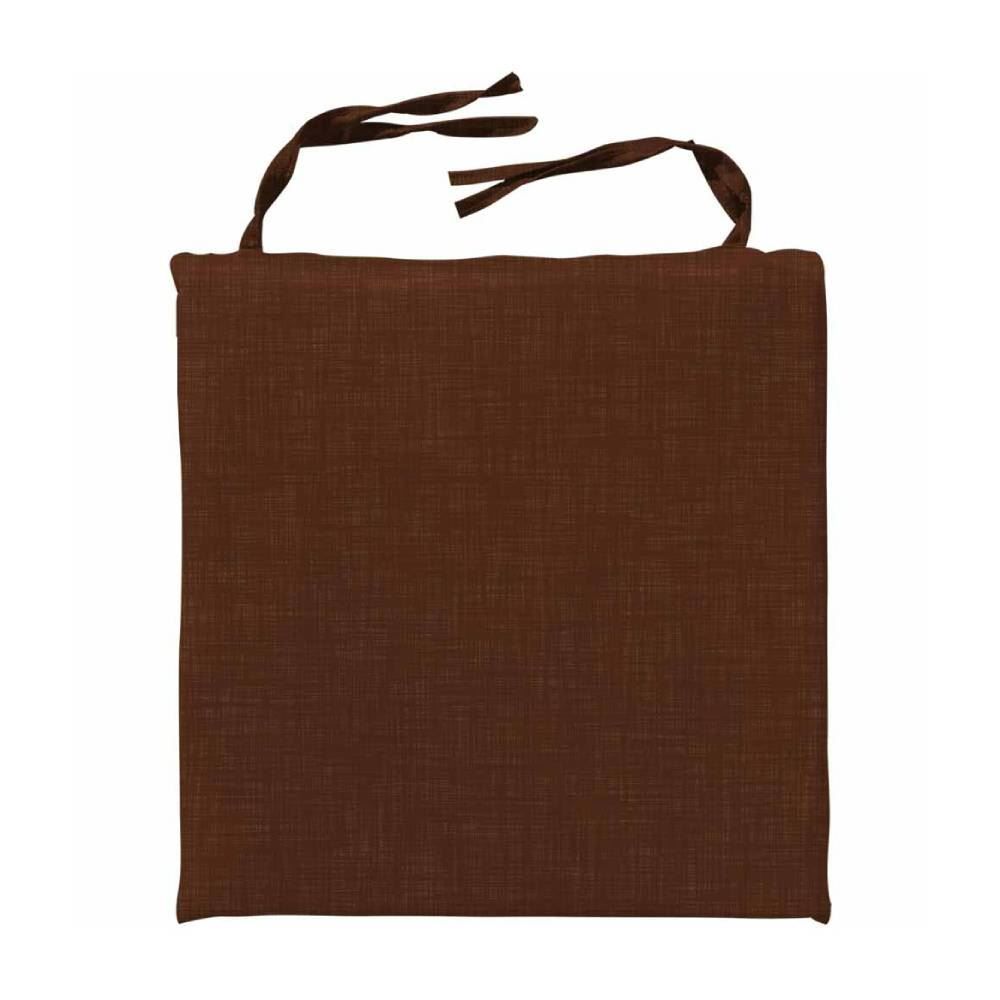 Assento De Cadeira 40X40 Cm Havan Casa - Marrom Textura