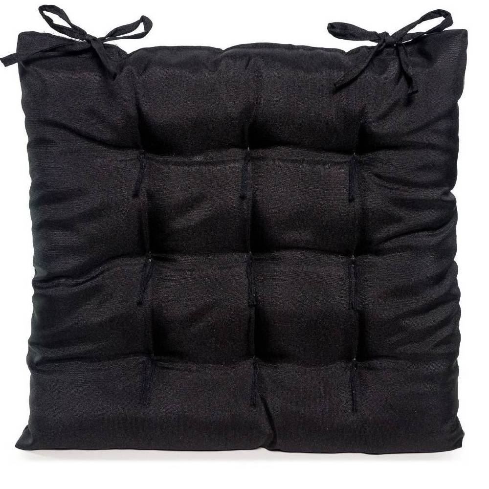 Assento Futton 40X40 cm Liso Oxford Havan Casa - Preto