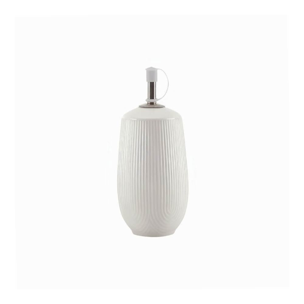 Azeiteiro De Cerâmica Oasis Hauskraft 250 Ml - Branco