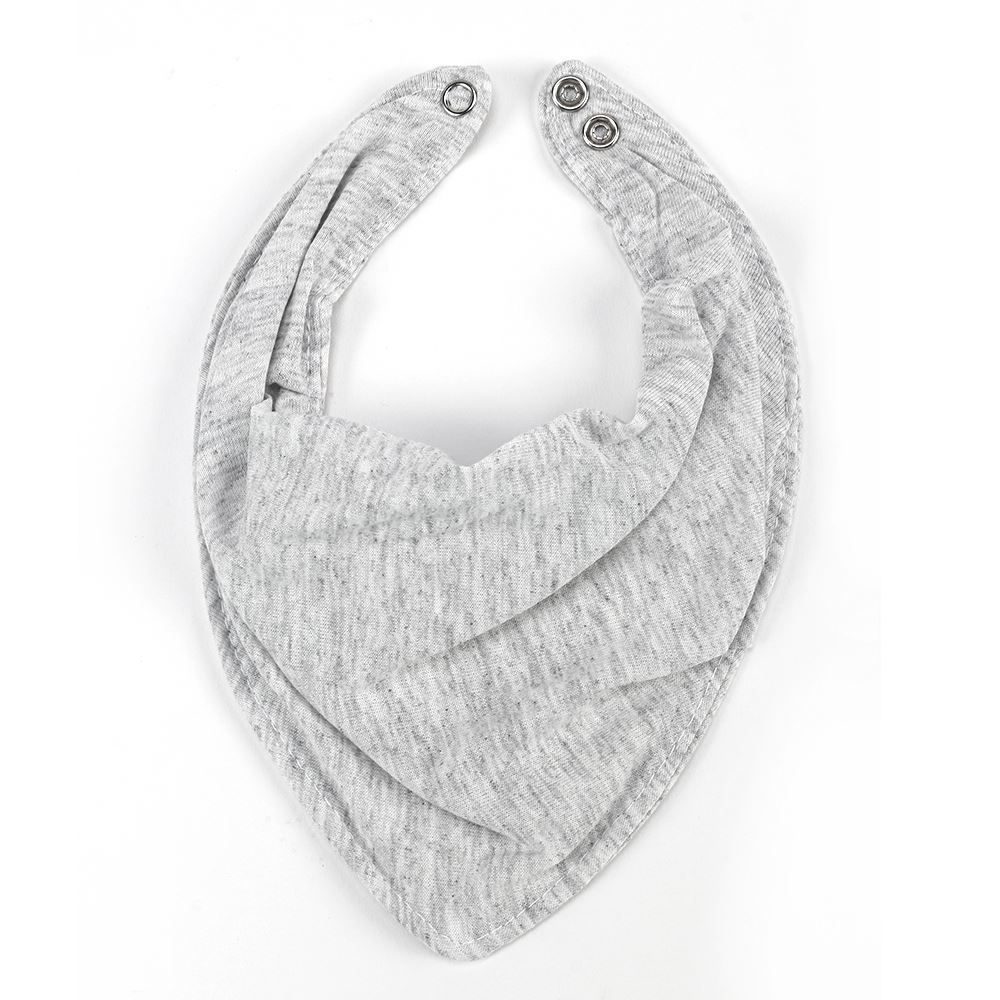 Babador Liso Kit Com 2 Peças - Cinza e Chumbo