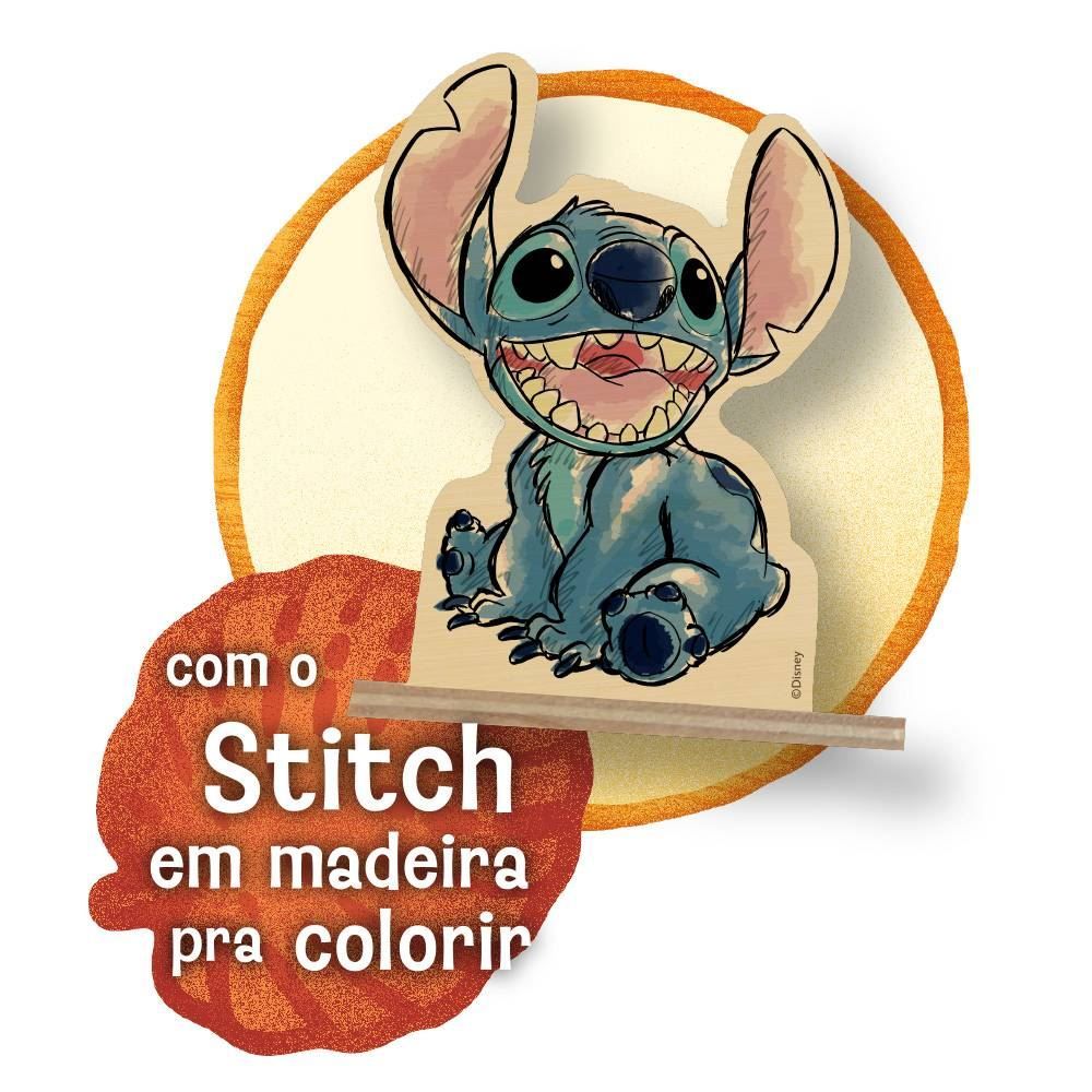 Balde De Atividades 5 Em 1 Stitch Disney Toyng - 58673