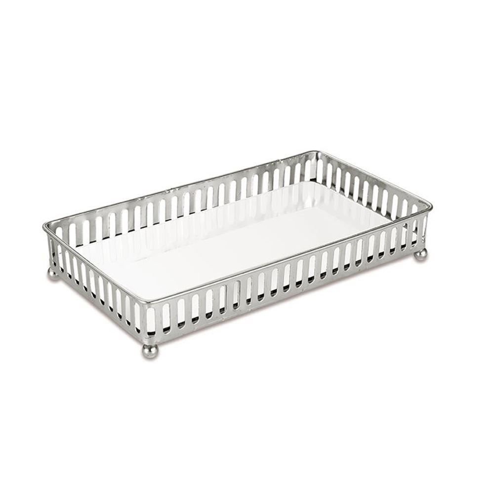 Bandeja Decorativa Espelhada Mart 23,5X12,5X4cm - DIVERSOS