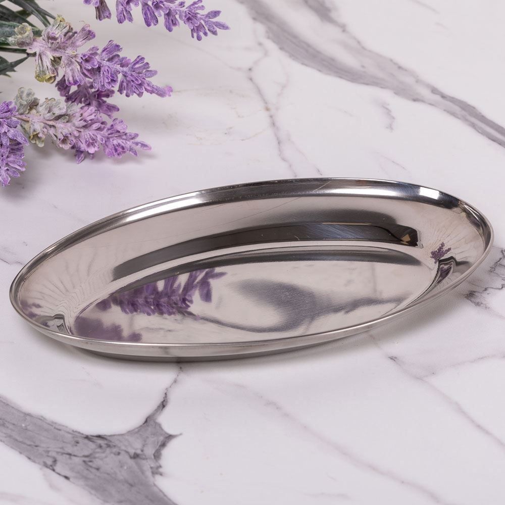 Bandeja Rasa Oval Havan Casa 25Cm - Inox