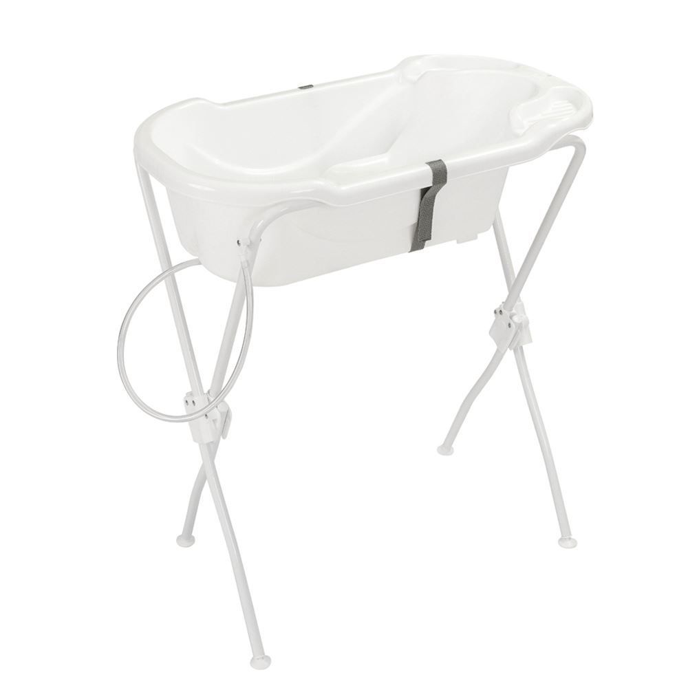 Banheira Ergonômica Com Suporte Tutti Baby - Branca