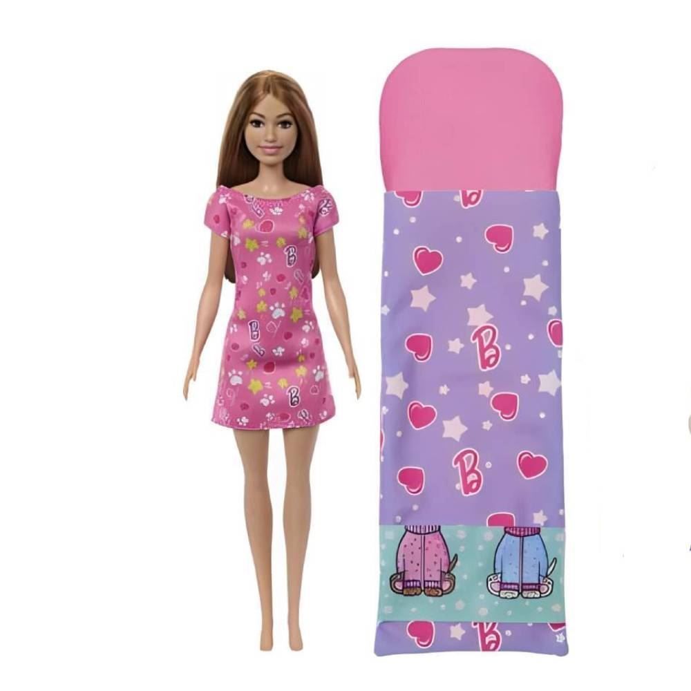 Barbie Festa Do Pijama Com Cachorrinhos Mattel - HXN0