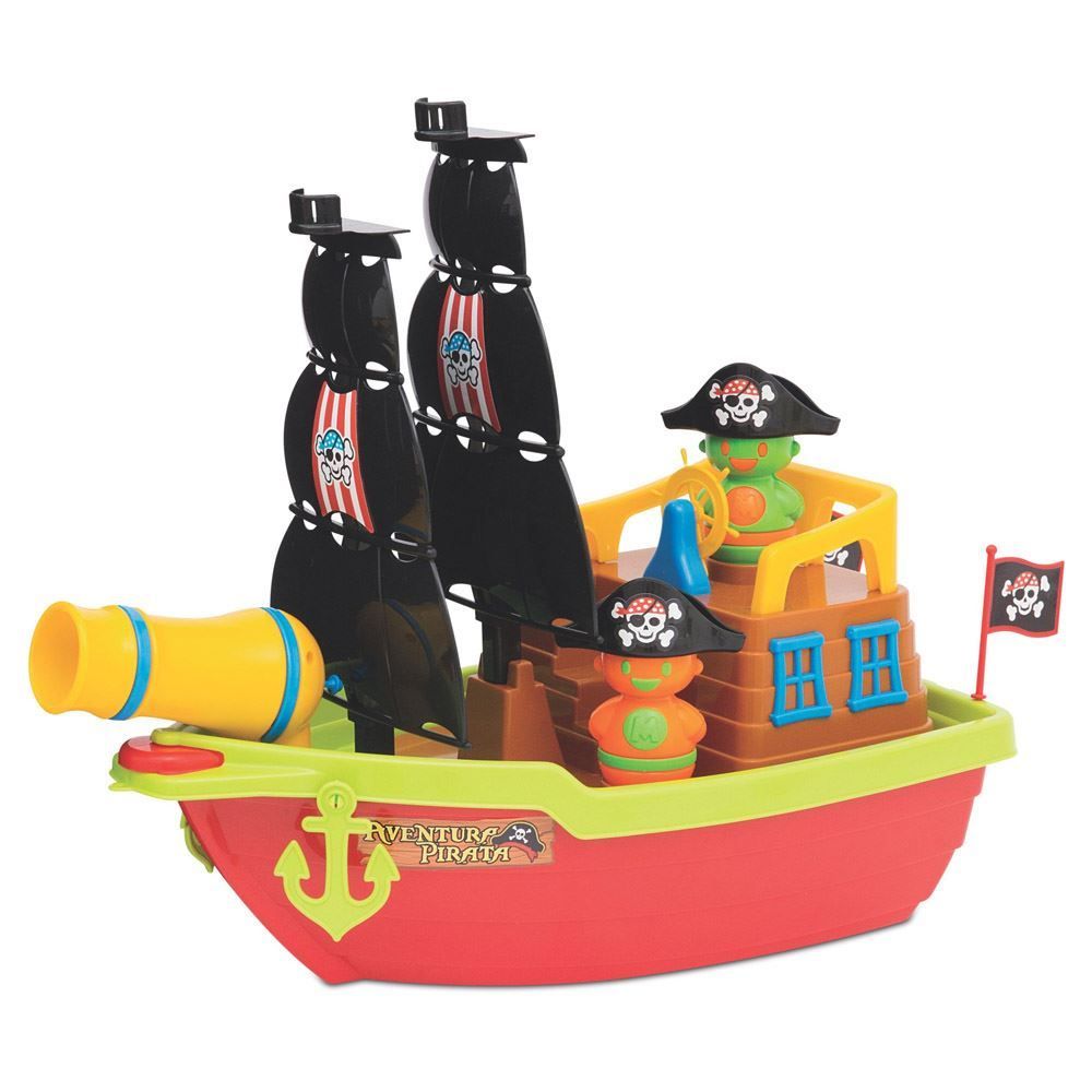 Barco Aventura Pirata Mercotoys - 424 - Colorido