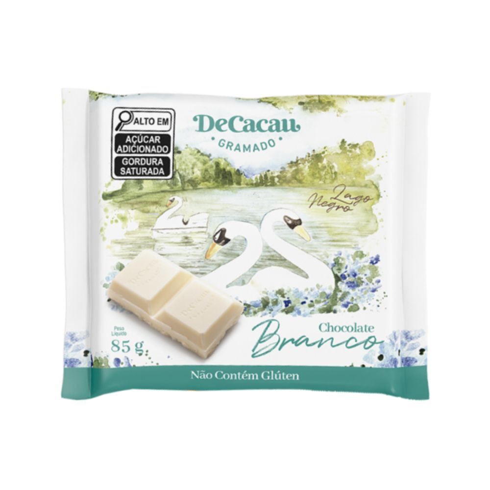 Barra De Chocolate Branco Decacau - 85g