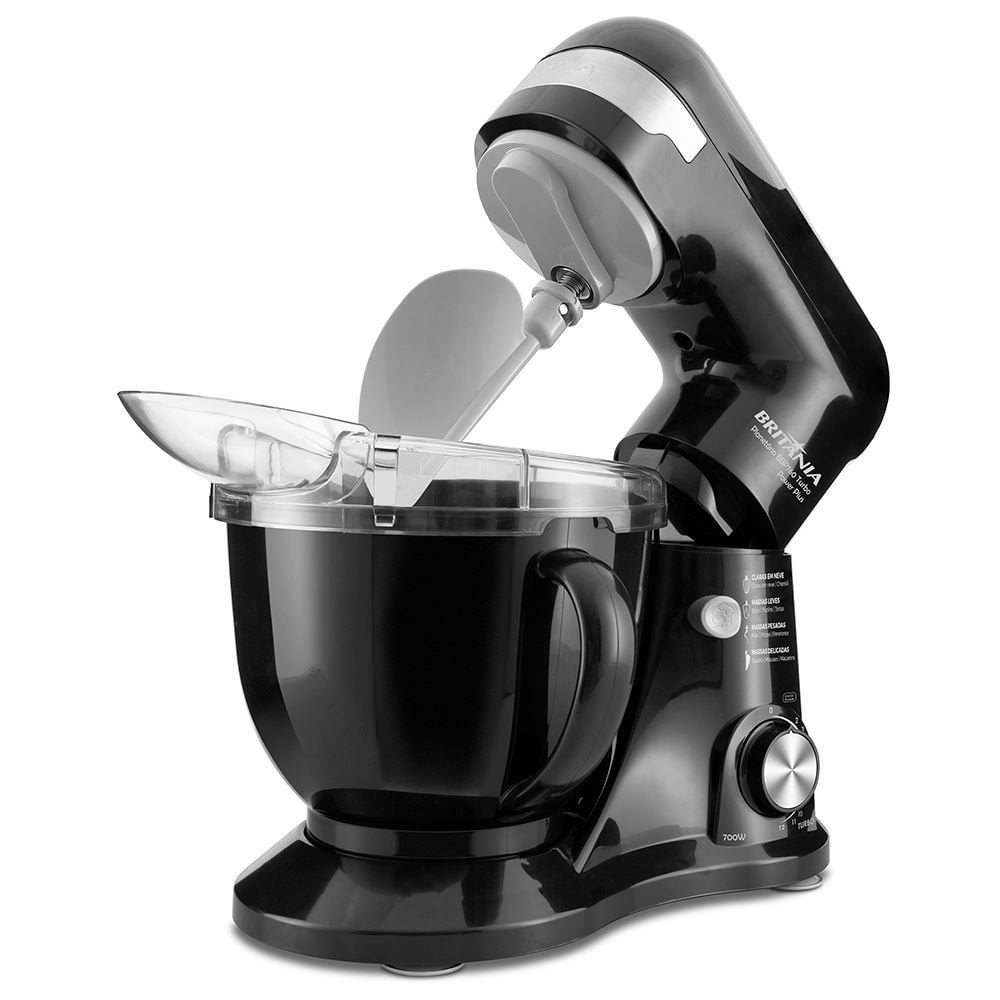 Batedeira Planetária Britânia BBP760P Power Plus Preto