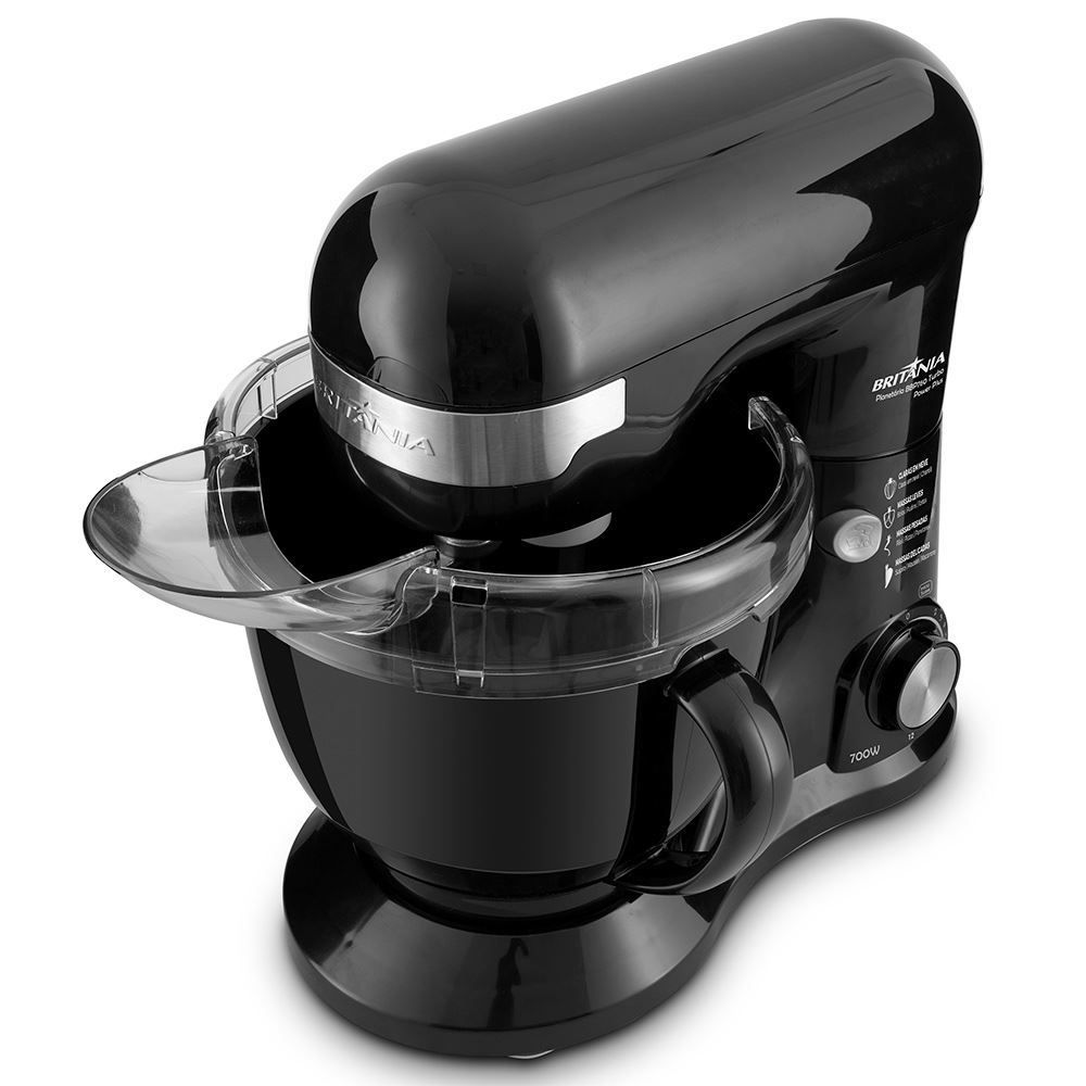 Batedeira Planetária Britânia BBP760P Power Plus Preto