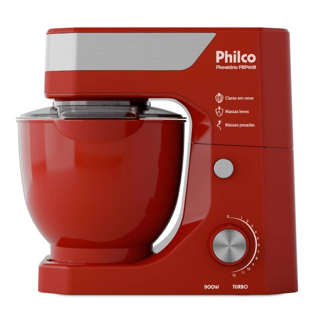 Batedeira Planetária Philco 5L 12 Velocidades 900W PBP90B