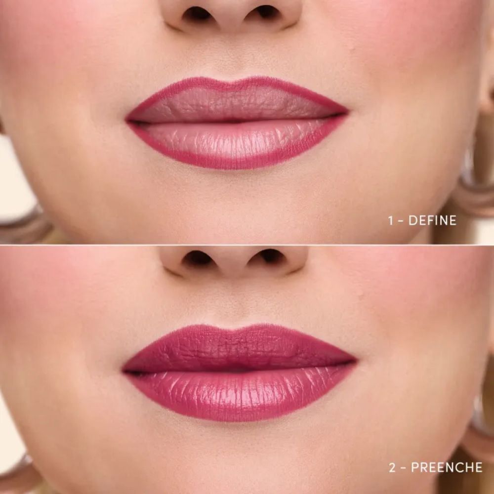 Batom Duo Perfect Match Rosa Niina Secrets - Eudora