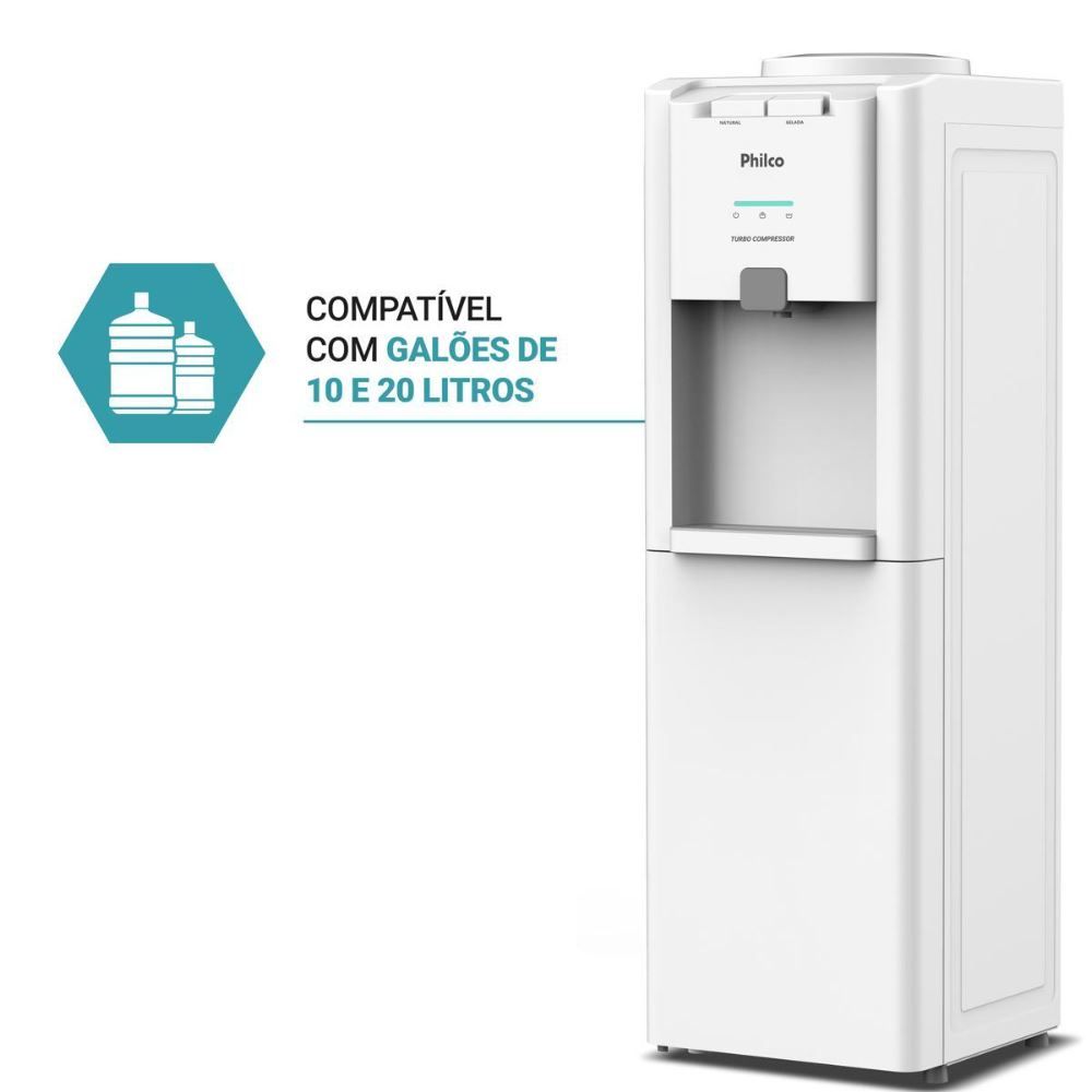 Bebedouro de Coluna 10 e 20 Litros Philco PBE80A