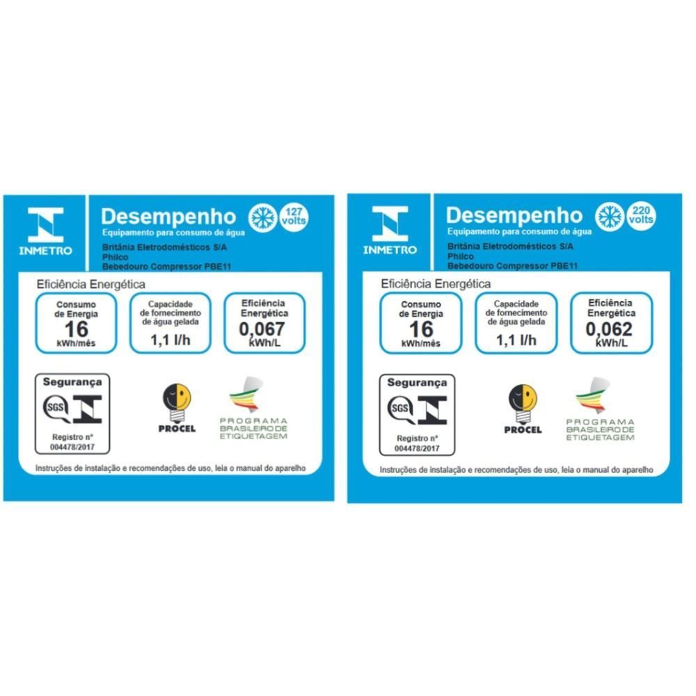 Bebedouro Philco 20 Litros PBE11 Água Natural e Gelada