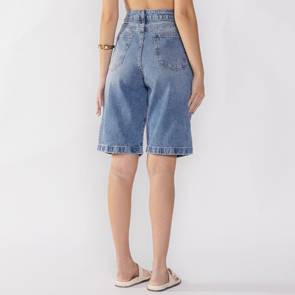 Bermuda Jeans Feminina Patricia Foster