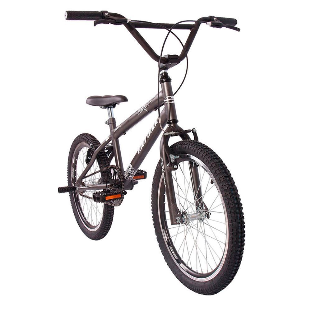 Bicicleta Aro 20 V-Brake Mormaii Cross Energy - Chumbo