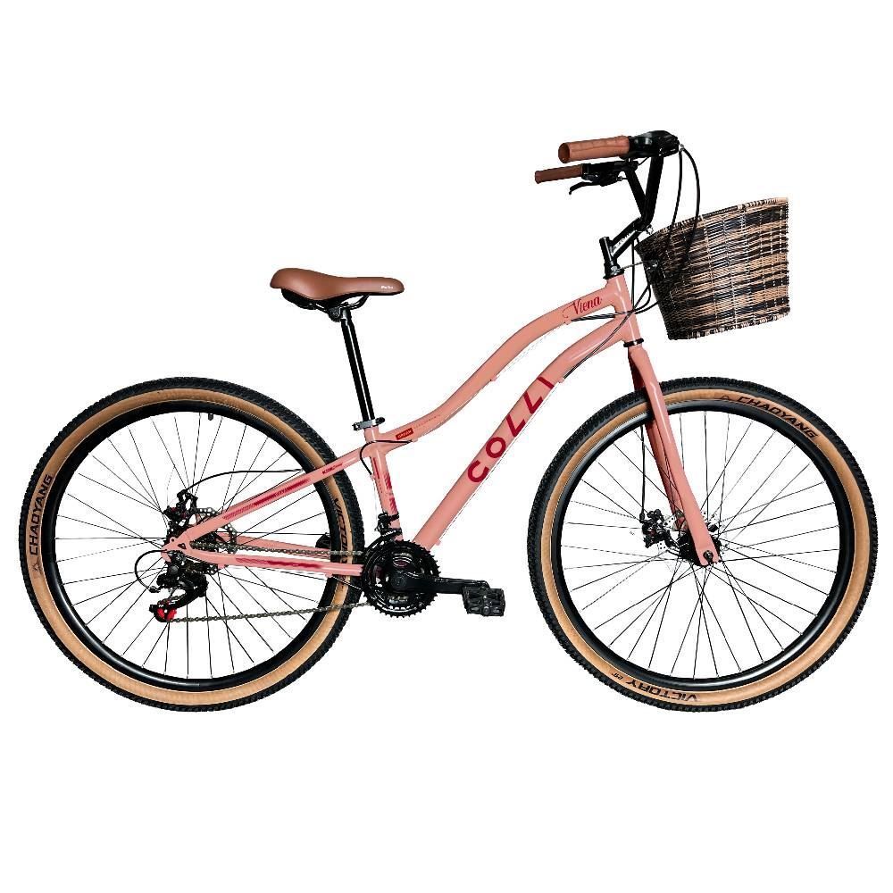 Bicicleta Colli Aro 29 Viena 21V Com Cesta
