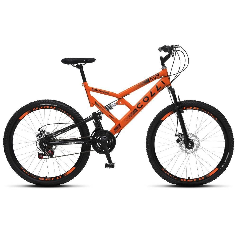 Bicicleta Colli Gps 220 Aro 26 Aero - Laranja Neon