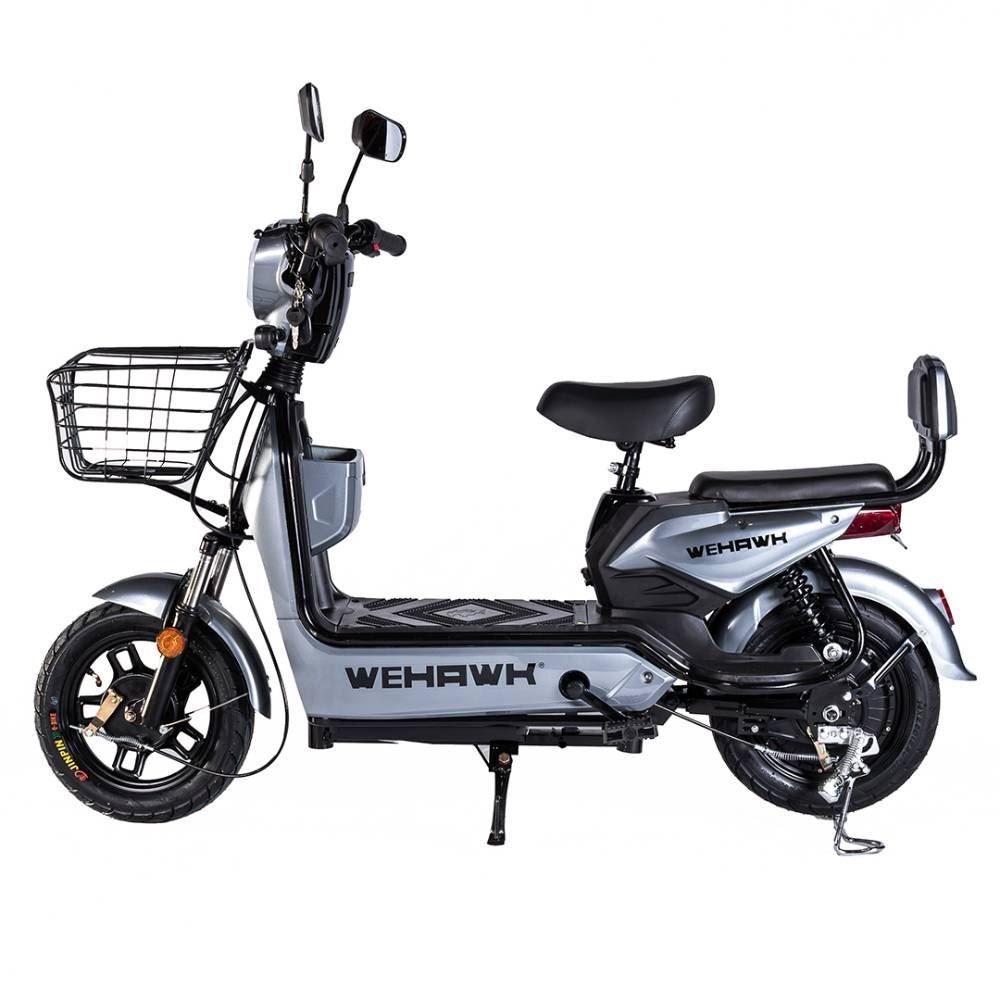 Bicicleta Elétrica Wehawk Basket Wx-03 500W Com Bateria 48V Cinza - 258325