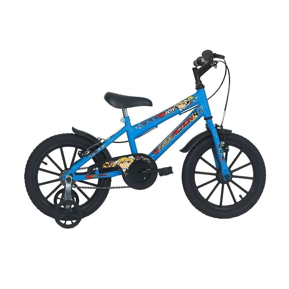 Bicicleta Infantil Aro 16 Joy Free Action - Azul
