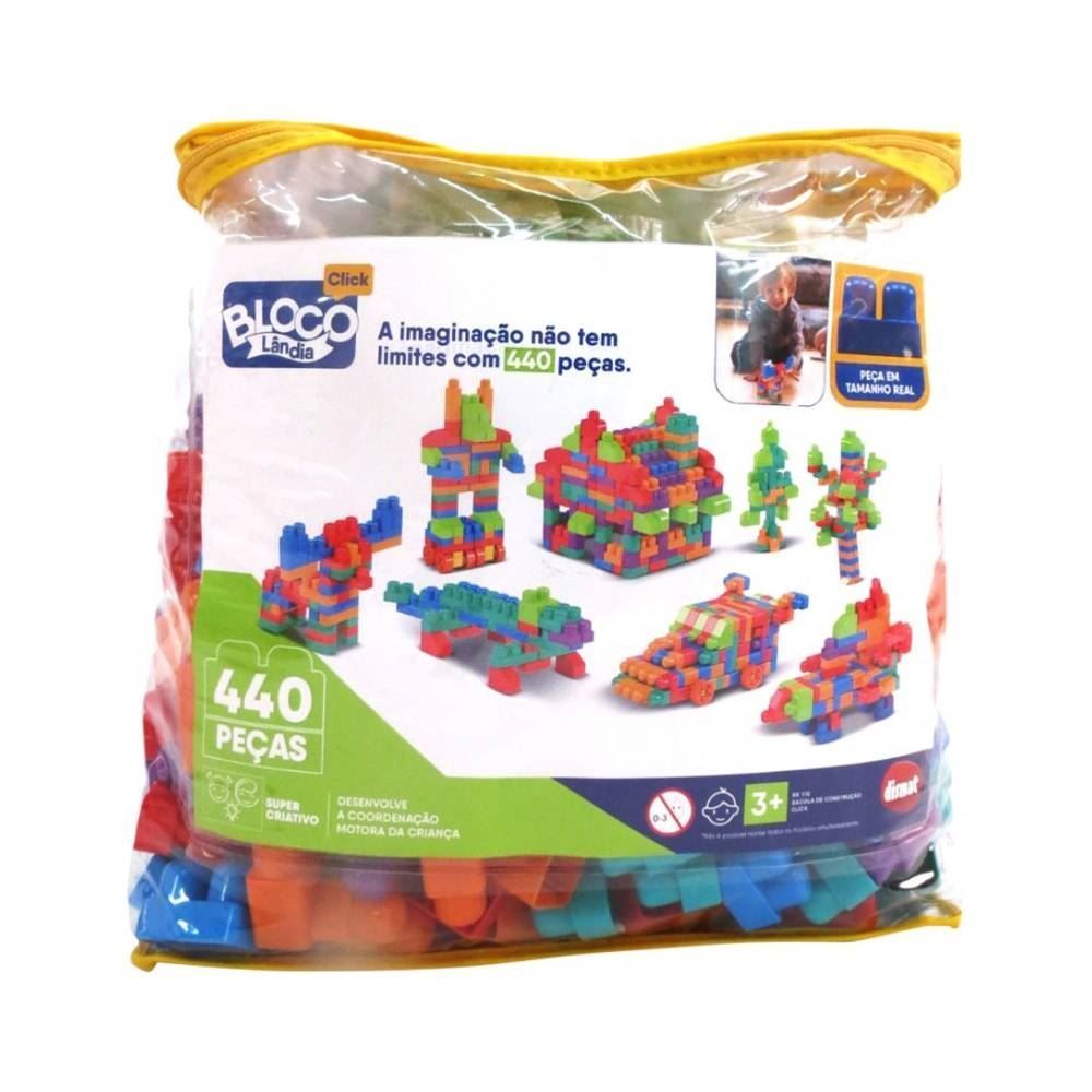 Blocos De Construção Infantil 440 Peças Dismat - XK110