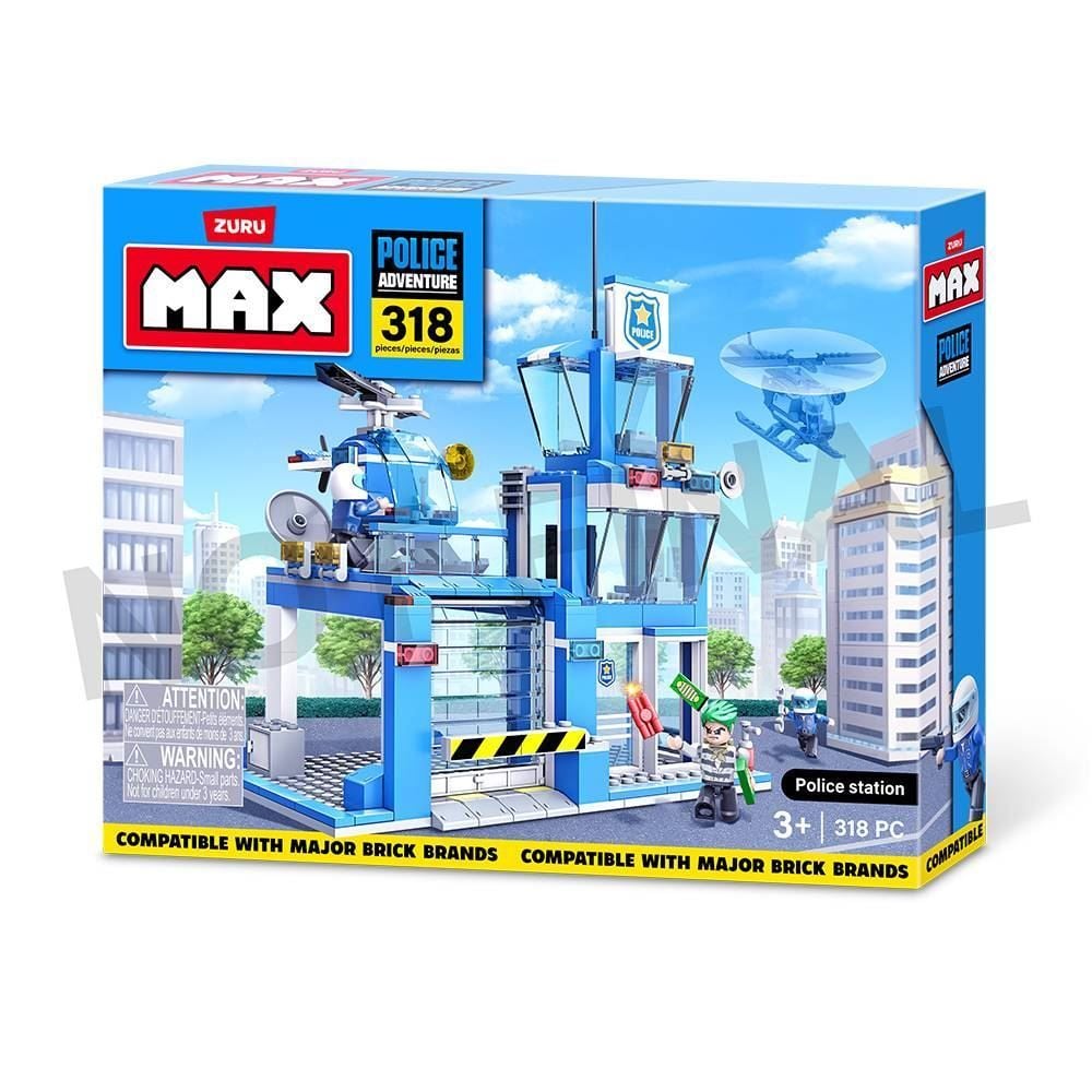 Blocos De Montar Delegacia De Polícia 321 Peças Max City Candide - 25007