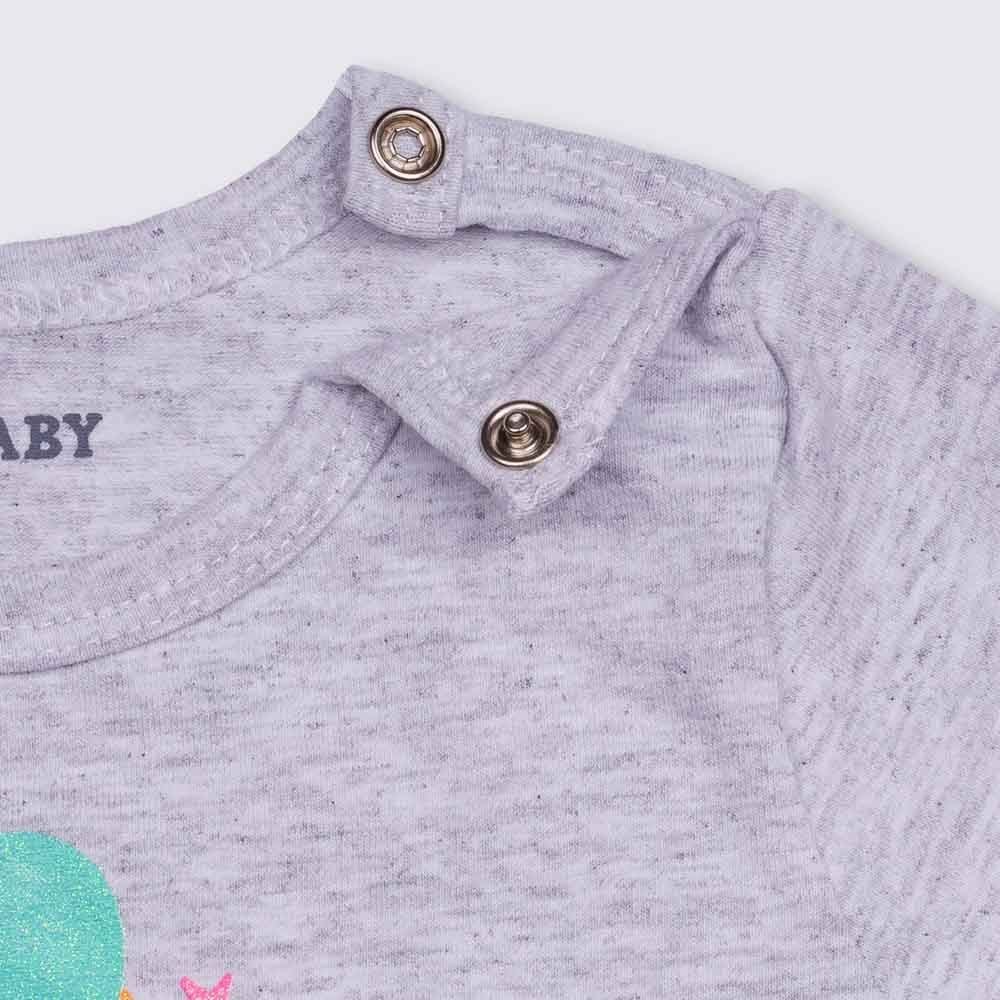 Blusa de Bebê Cotton + Faixa de Cabelo Yoyo Baby