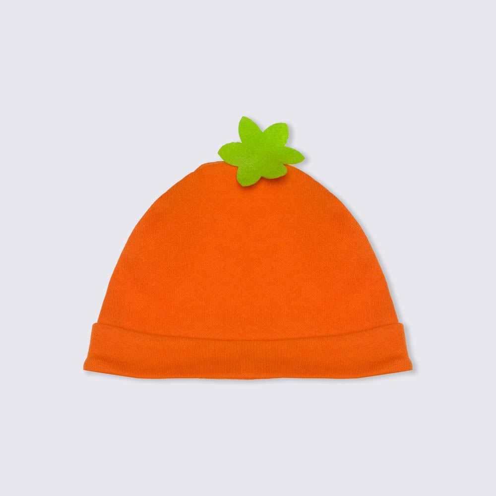 Body de Bebê Menino Abóbora com Touca Yoyo Baby