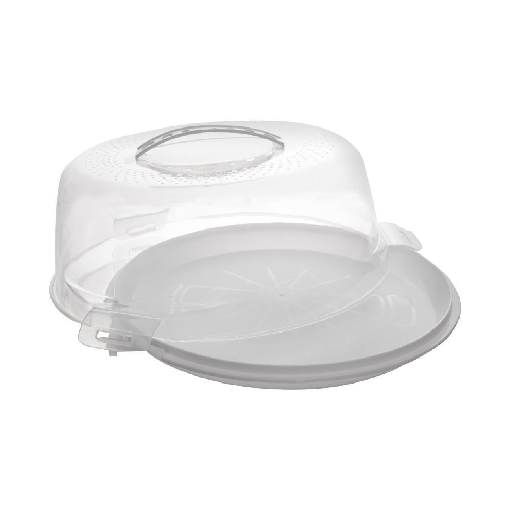 Boleira Com Tampa Lyor 28 Cm - Branco