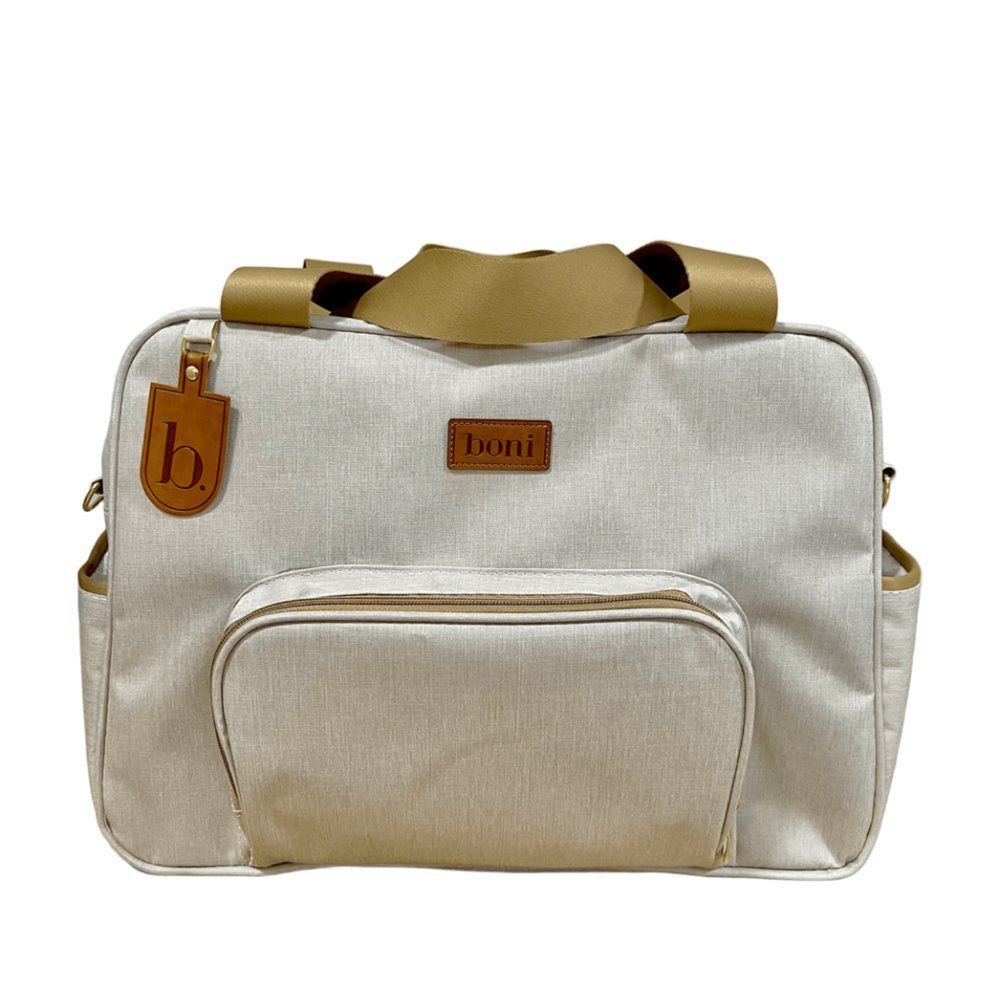 Bolsa de Bebê Linho Boni - Creme