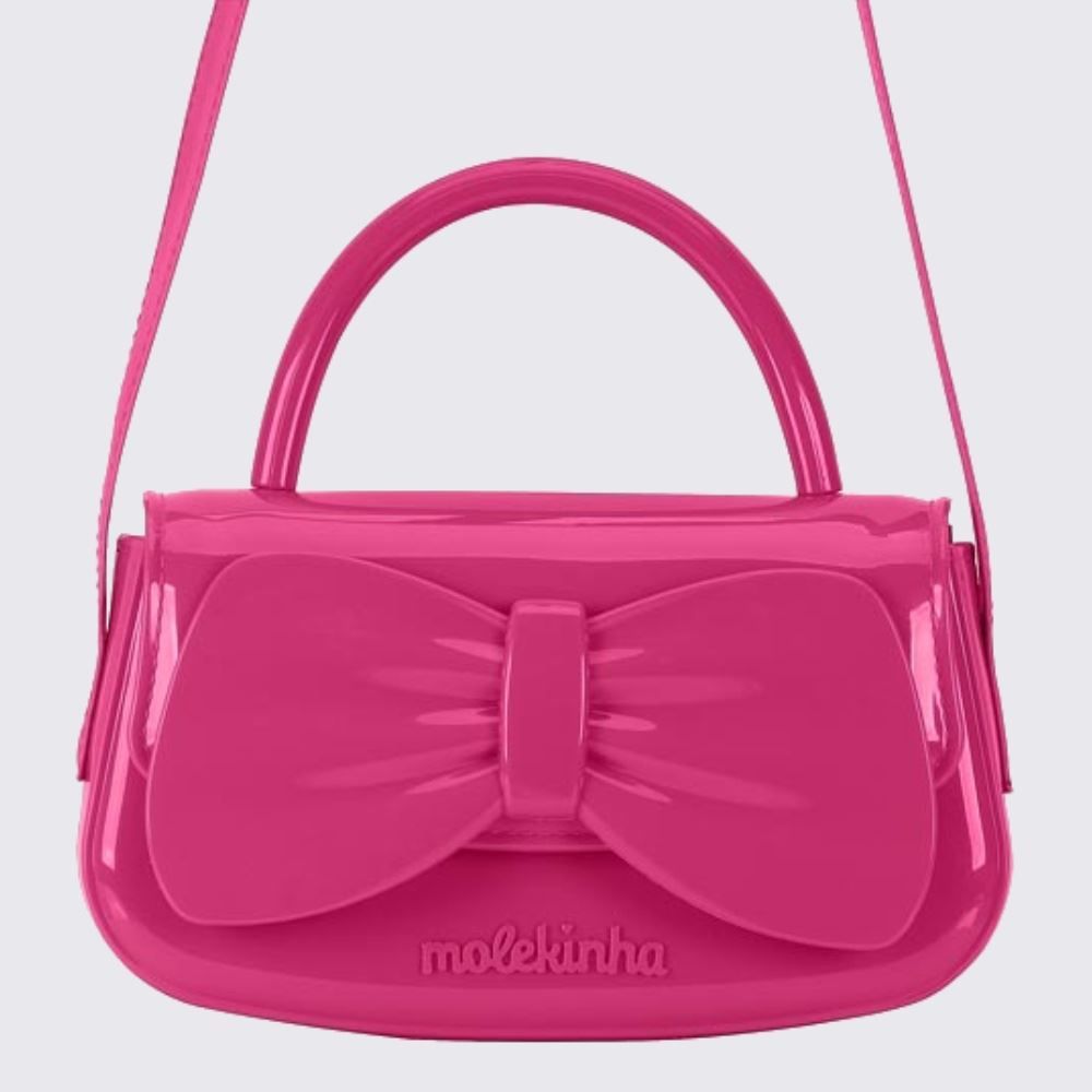 Bolsa Infantil Laço Molekinha - Rosa Forte