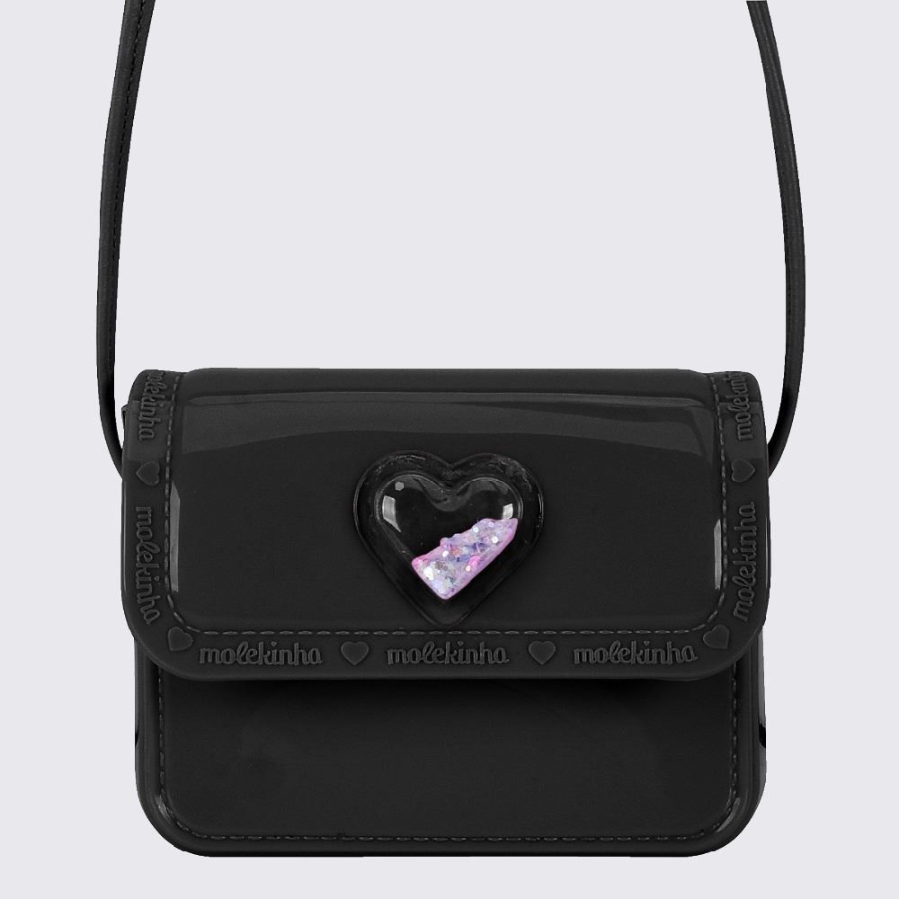 Bolsa Infantil Transversal Molekinha - Preto