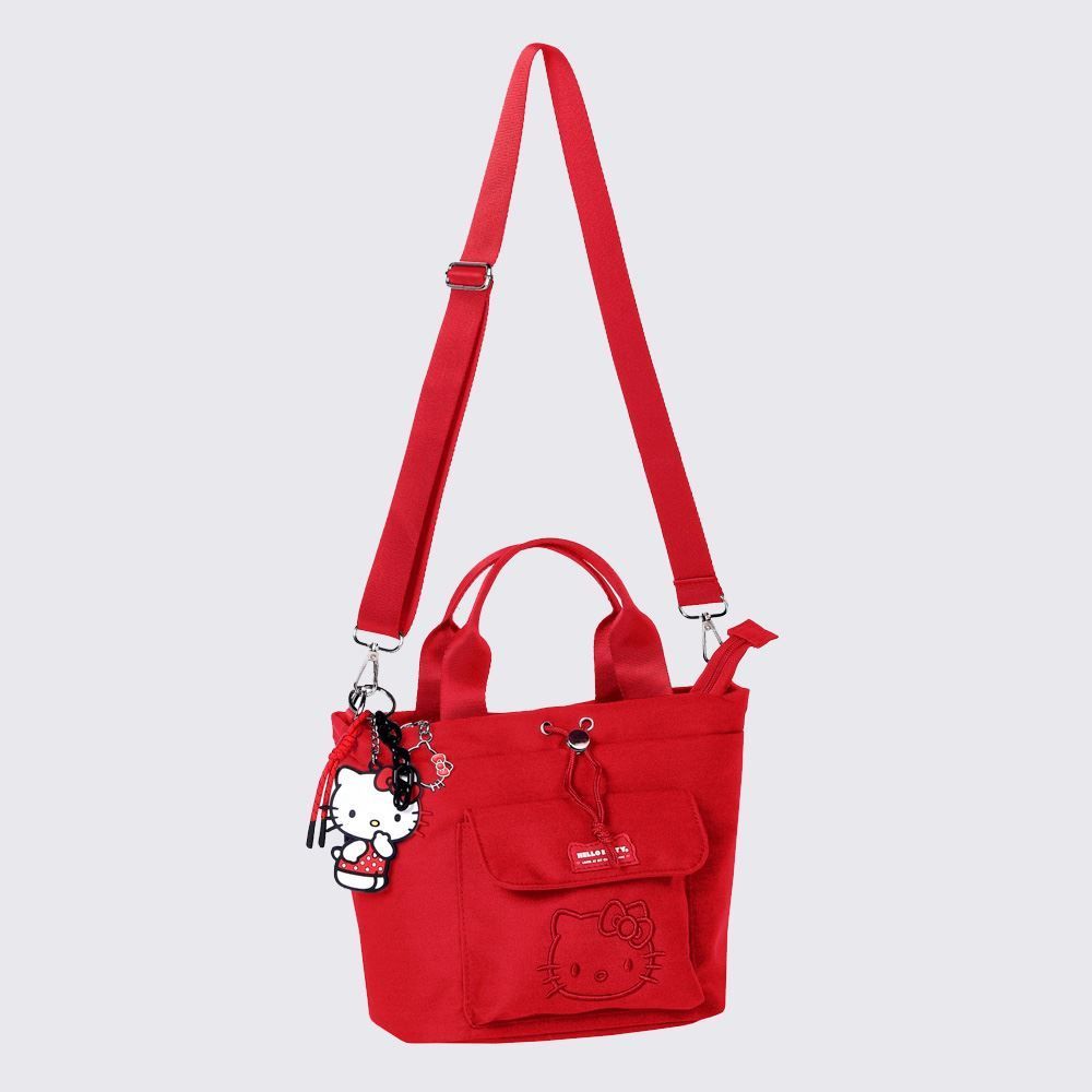 Bolsa Tiracolo Hello Kitty Sanrio - VERMELHO U