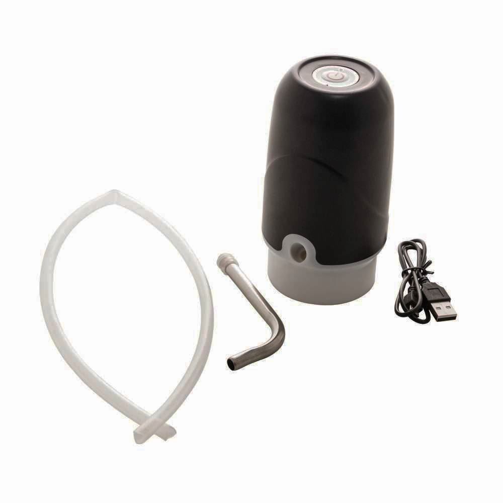 Bomba Elétrica Para Galão De Água Lyor - Preto e Branco