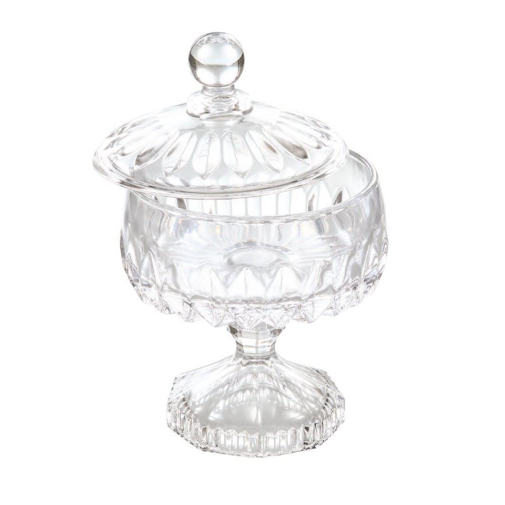 Bomboniere Com Pé Cristal Louise Wolff - Cristal