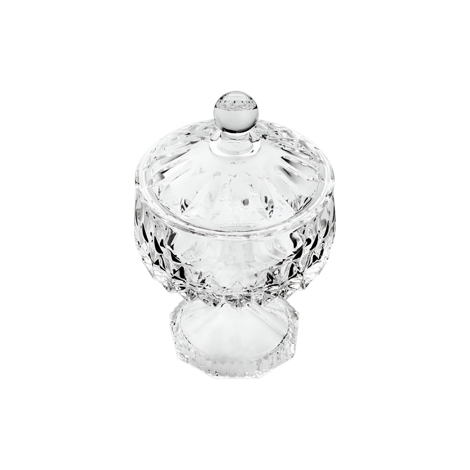 Bomboniere Com Pé Louise Wolff 11 Cm - Transparente