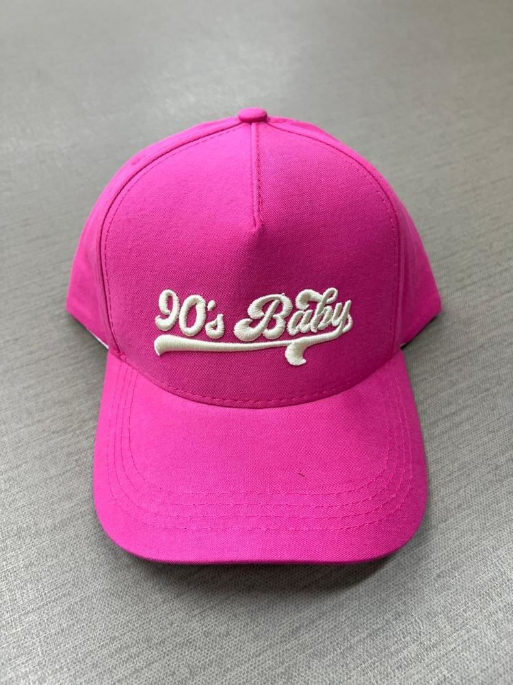 Boné Feminino Bordado 90'S Baby Boby Blues - Pink