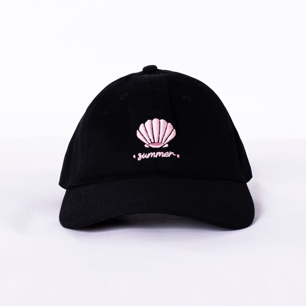 Boné Feminino Bordado Concha Boby Blues - Preto