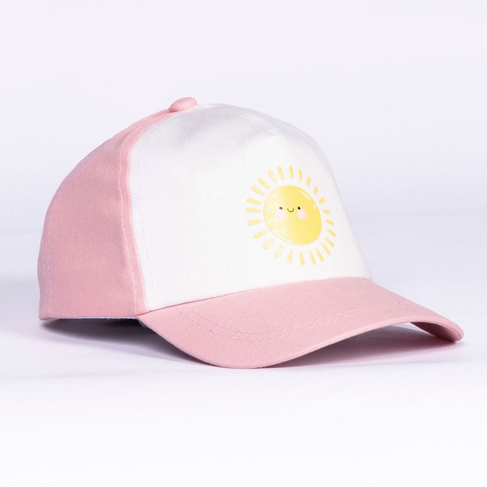 Boné Infantil Menina 1 a 3 Anos Sol Yoyo Kids - Branco