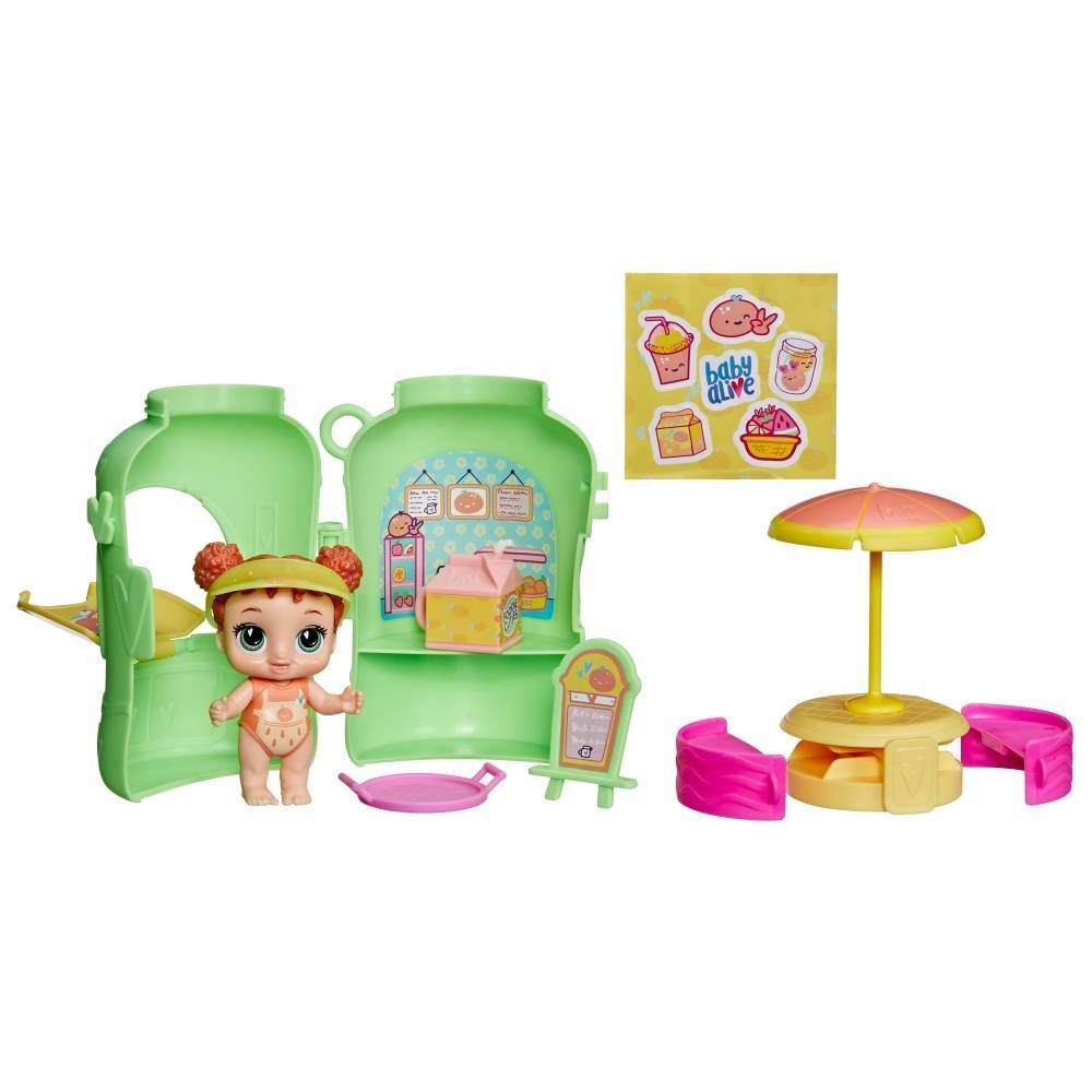Boneca Baby Alive Foodie Cuties Bottle Hasbro Com 6 Surpresas - Sortido