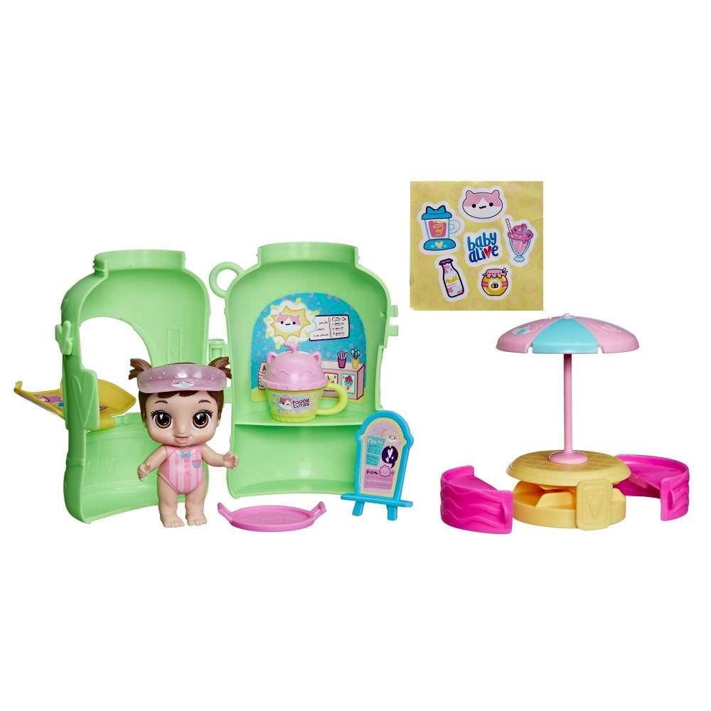 Boneca Baby Alive Foodie Cuties Bottle Hasbro Com 6 Surpresas - Sortido