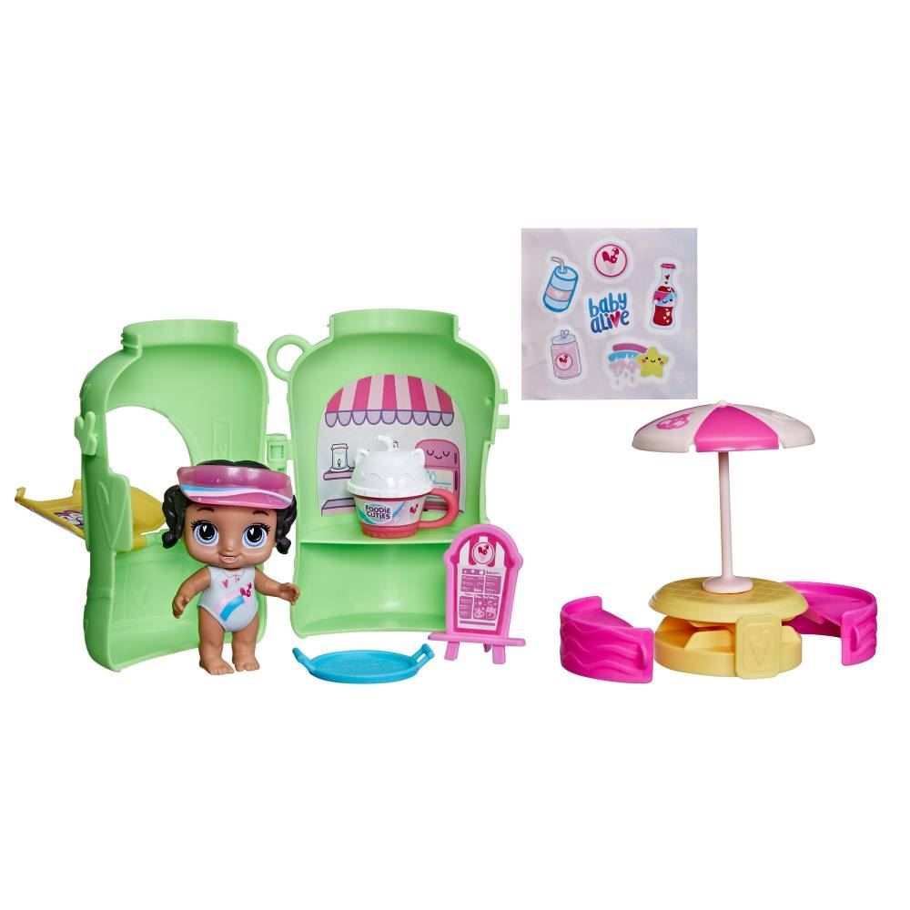 Boneca Baby Alive Foodie Cuties Bottle Hasbro Com 6 Surpresas - Sortido