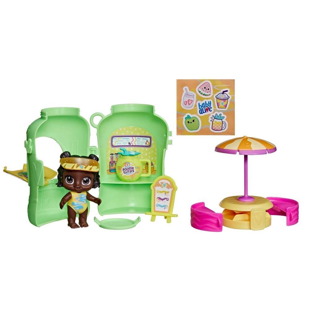 Boneca Baby Alive Foodie Cuties Bottle Hasbro Com 6 Surpresas - Sortido